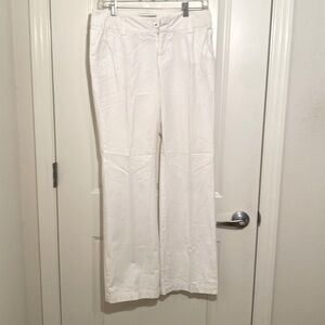 Banana Republic Straight Leg, White Pants, size 4R
